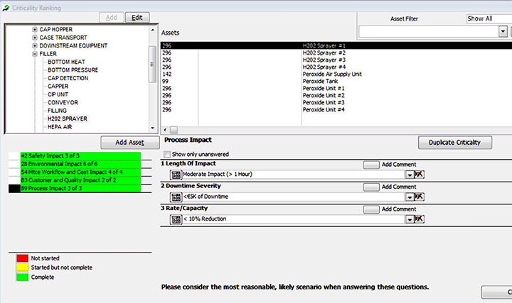 Criticality Ranking Tool - Allied Reliability